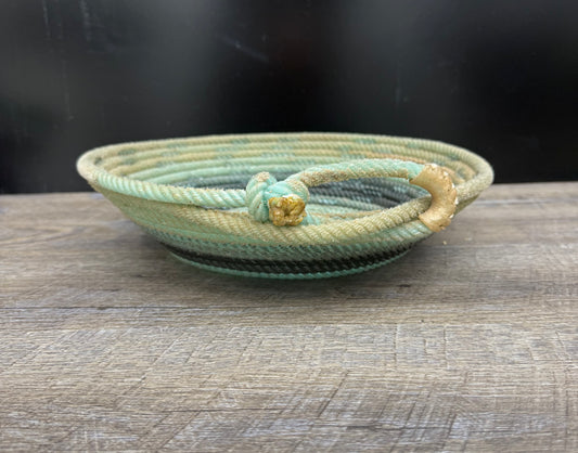 Lariat Rope Basket / light blue